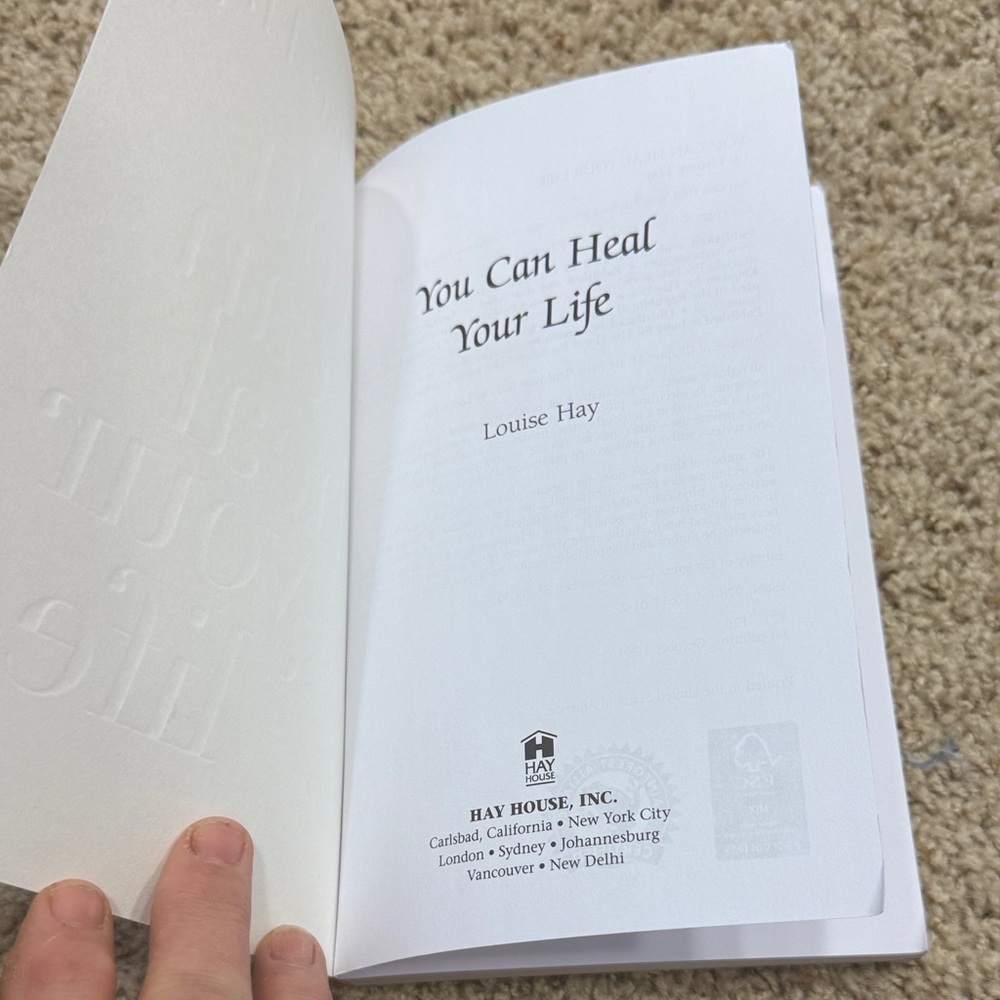 You Can Heal Your Life paperback book by Louise Hay - Picture 3 of 9